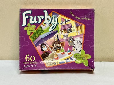 Vintage Milton Bradley 1999 Furby 60 Piece Puzzle NIB (Damaged Box)