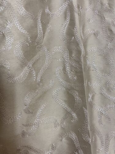 NWT Talbots Size 14 Gold Silk Shantung Pants Embroidered Lined Women’s NEW - Picture 2 of 4