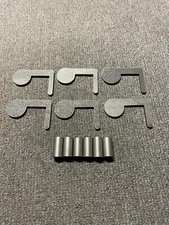 AR500 Steel Target 22cal Dueling Tree DIY Kit 6pc 2"x1/4 Paddles with Tubes! USA