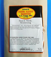 Snack Stick Seasoning by Legg Old Plantation SIX BAGS for 150 lbs Wild Game Meat