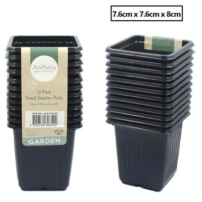 Plastic Plant Flower Pots Garden Nursery Seedlings Growing Container ...