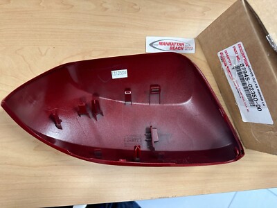 20-21 COROLLA DRIVER LEFT OUTER MIRROR COVER RED 3R3 OEM TOYOTA