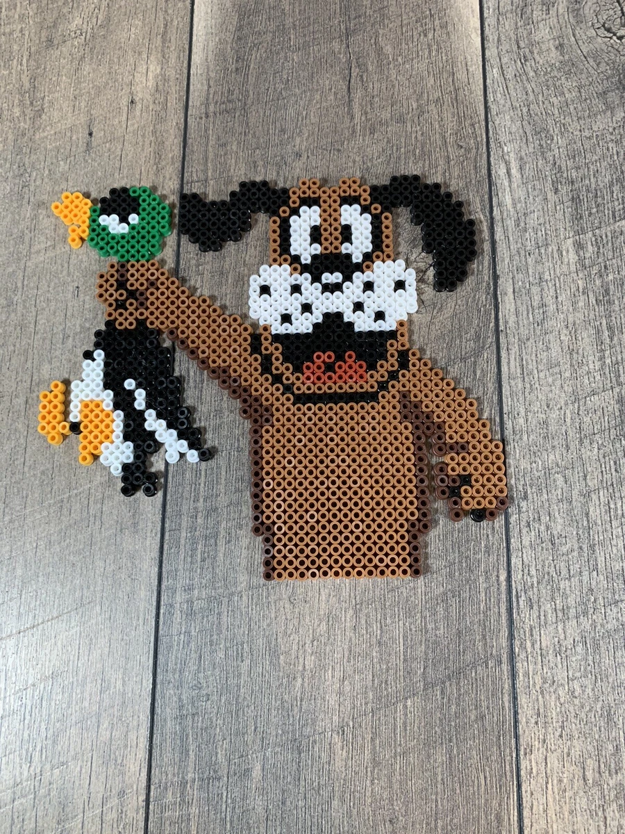 CUSTOM PERLER BEAD ART. DUCK HUNT.NES.NINTENDO.8 BIT ART. HANDMADE.