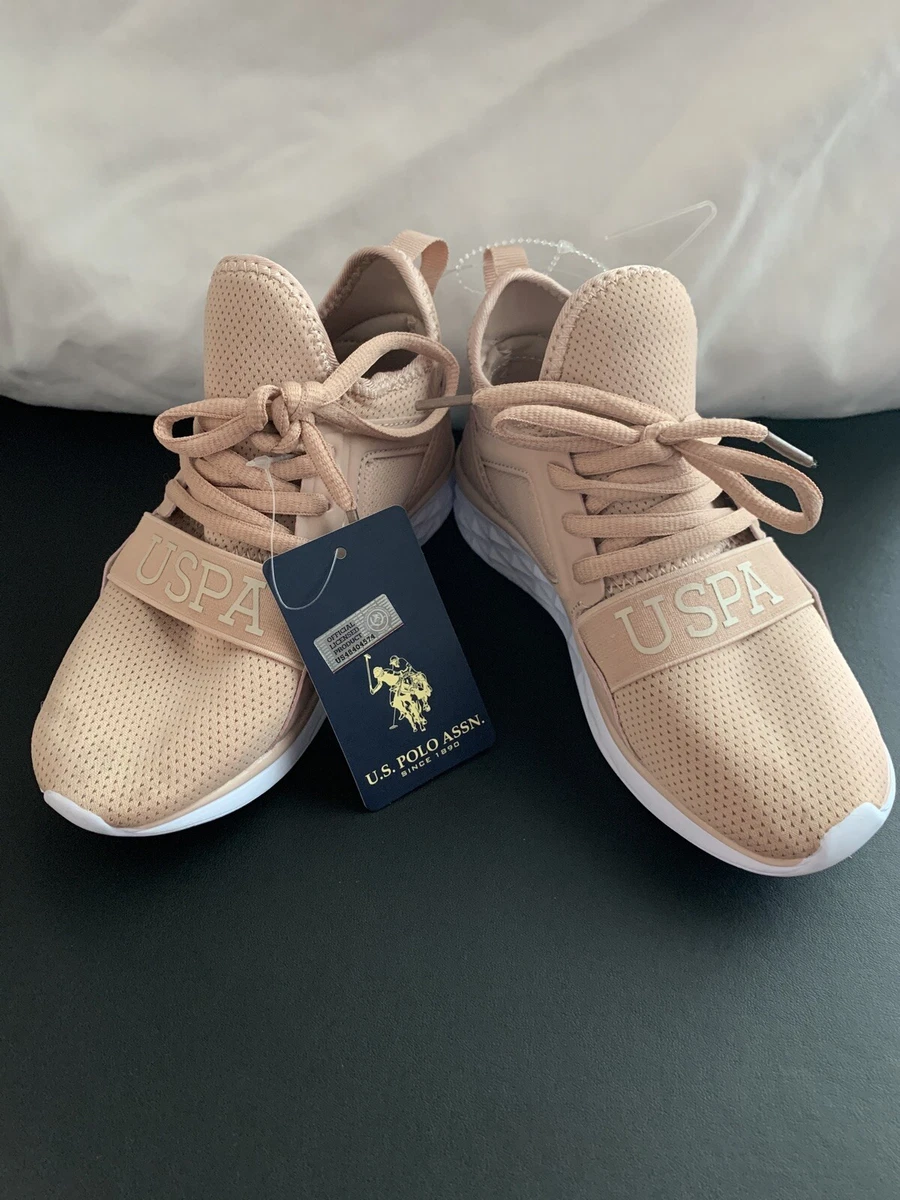 NWT U.S. Polo Assn. Childrens shoes Pink girls Size 12