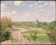 Camille Pissarro - Garden Tuileries on a Spring Morning (1899), Poster