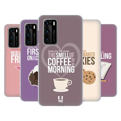 HEAD CASE DESIGNS ENJOY THE LITTLE THINGS SOFT GEL CASE FOR HUAWEI PHONES 4
