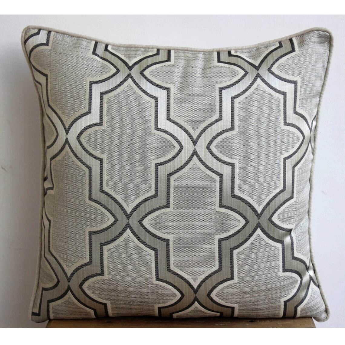 Throw Pillow Cover Grey 16