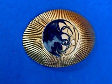 Cool Retro Hippie Vibe Swirl Mixed Colliding Pattern Of Enamel Clip Buckle