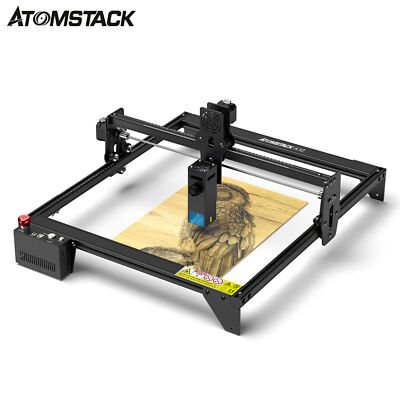Refurbished ATOMSTACK A10 10W CNC Laser Engraving Cutting Machine Desktop B1D6