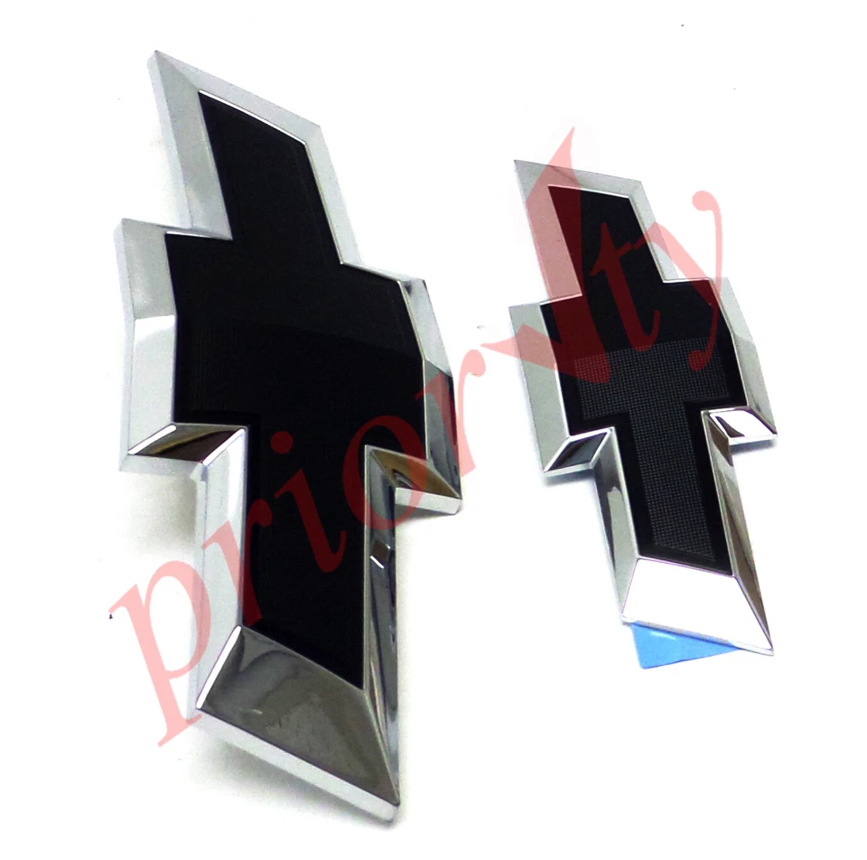 84025722 Parrilla delantera y puerta final emblemas de pajarita negra Chevrolet Cruze 2017-2018 Foto 3 de 4