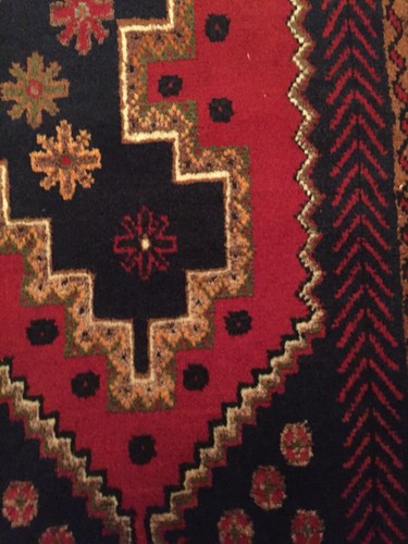 HANDMADE RUG 100% WOOL STUNNING - FREE DELIVERY - Picture 6 of 12