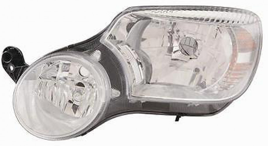 Phare avant gauche pour Skoda Yeti 2009-2014 optique halogène H7 côté conducteur