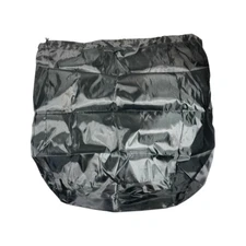 Jumbl Taffeta Toilet Cover BLACK