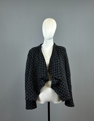 BA&SH Gray Wool Oversized Knit Blazer Coat Jacket Size 2