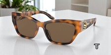 RALPH LAUREN RL8206U 530373 Shiny Jc Havana Dark Brown 57 mm Women's Sunglasses