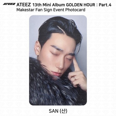 ATEEZ 13th Mini Album Golden Hour Part.4 MakeStar FanSign