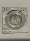 1854 Philadelphia Mint Silver Seated Liberty Quarter with Arrows