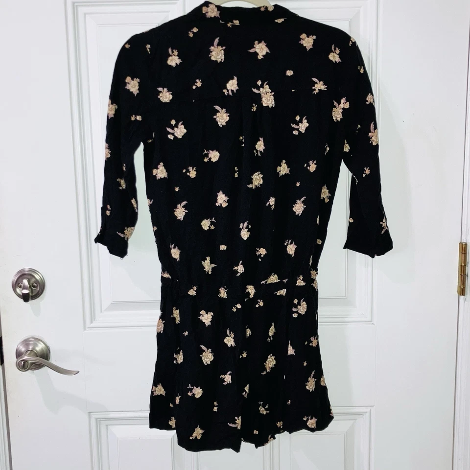 Mameluco Chelsea Sky X Anthropology Ashbury estampado floral negro XS Foto 4 de 4