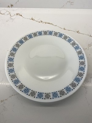 Vintage JAJ Pyrex Speiseteller im Chelsea Muster 10 cm Durchmesser 