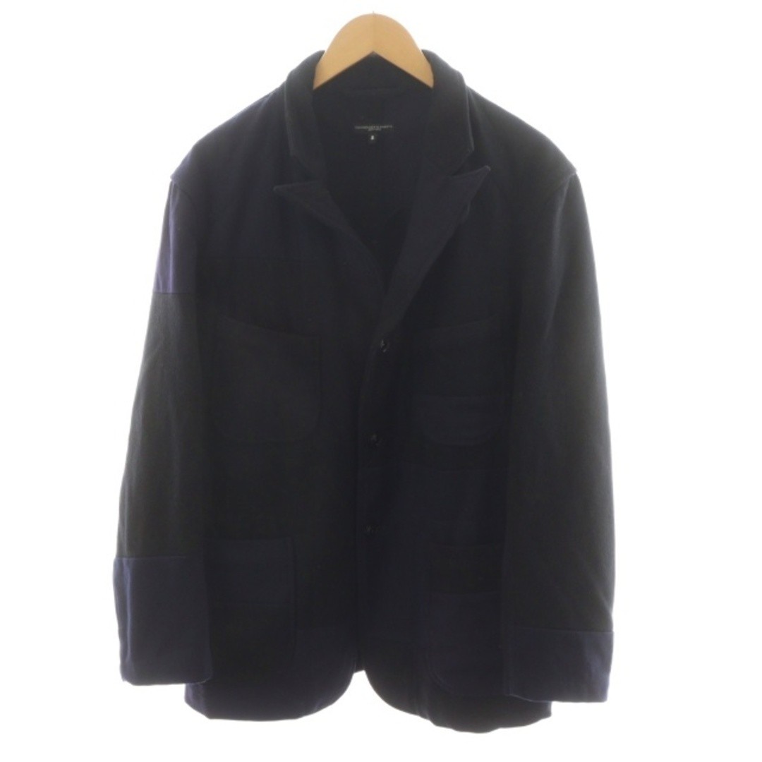 Engineered Garments Jacket Patchwork Wool S Navy … - image 1