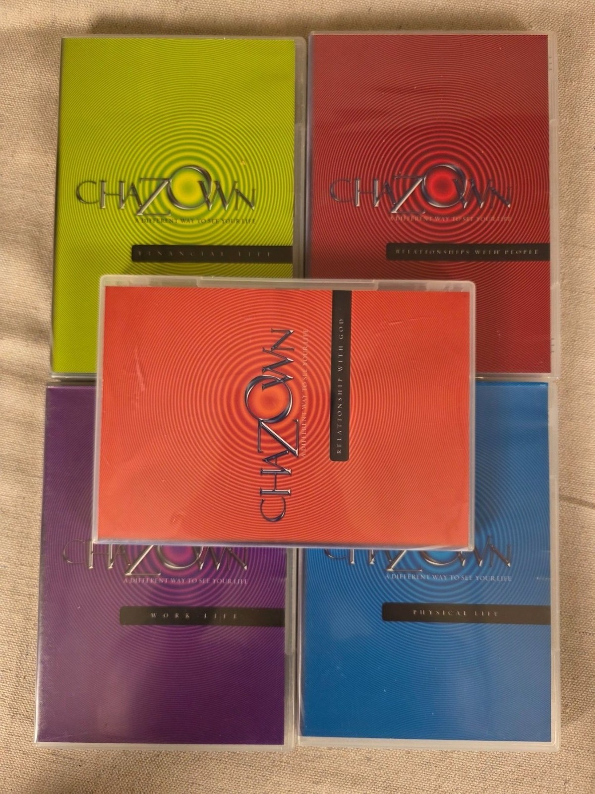 Chazown 5 DVD Set Relationship God People Financial Physical Work Life
