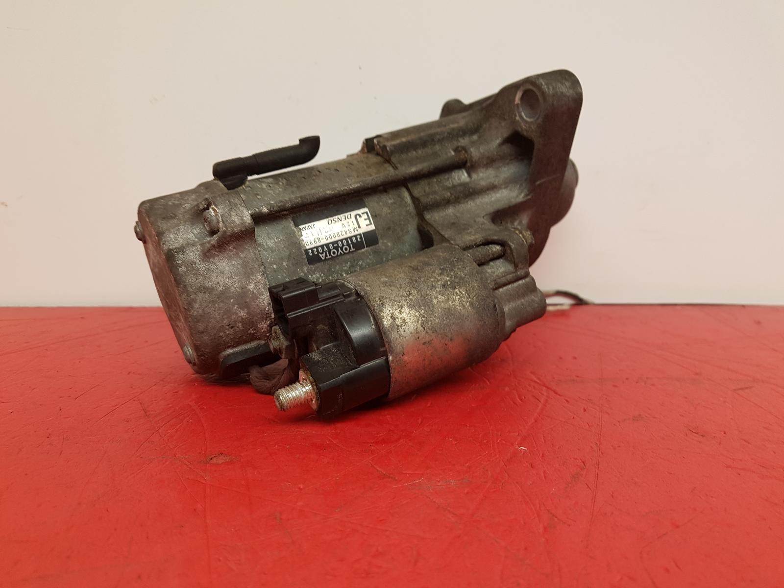TOYOTA AURIS STARTER MOTOR 2011 1.3L PETROL 6 SPEED MANUAL 1NR-FE
