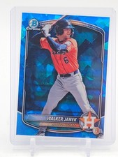 WALKER JANEK 2025 BOWMAN CHROME BLUE SAPPHIRE  ROOKIE #BDC-45 ASTROS Q0208
