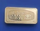 1971 Rochester Savings Bank New York Franklin Mint 2oz Sterling Silver Bar NICE!