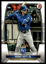 Bobby Witt Jr. 2023 Bowman #57 Kansas City Royals FREE SHIPPING AutographDen