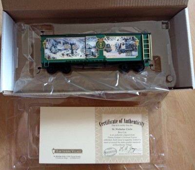 Hawthorne Village Thomas Kinkade Spur 0e / On30 Christmas Train LSBX Box Car