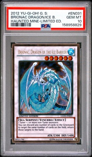 Brionac, Dragon of the Ice Barrier GLD5-EN031 YuGiOh Gold Series: Haunted Mine card