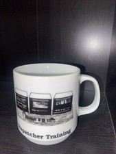 Dispatch Training Coffee Cup Mug Tea BNSF Vintage RailWay Burlington Northern SF