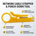 Universal Wire Stripper Punch Down Tool Cat5e Cat6 RJ45 Network Cable