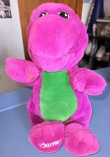 Vintage 1992 BARNEY The Dinosaur 13" Plush Lyons Group. 