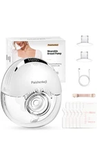 Hands-Free Breast Pump, Wearable Breastfeeding Pump 3 Modes 9 Levels LCD Display