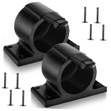 2 Pcs 7-Way Round Trailer Plug Holder Harness Plug Protector 7 Pin Trailer 