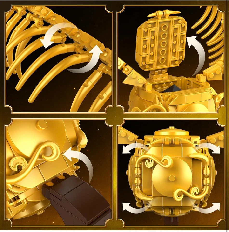 Harry Potter The Golden Snitch 371 pcs MOC-F-A0261 Quidditch, Hogwarts - SEALED - Image 4 of 4