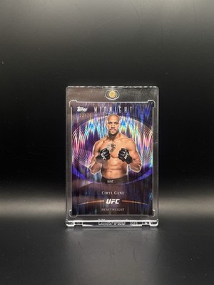 2026 Topps Midnight UFC Ciryl Gane Dusk Parallel /75