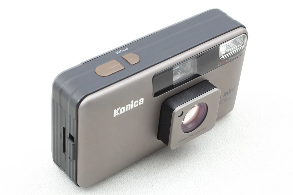 [COMO NUEVO en estuche] Cámara fotográfica Konica Big Mini BM-201 Point & Shoot 35 mm de JAPÓN Foto 4 de 4