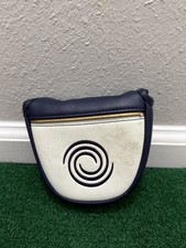Odyssey Ai One Milled Mallet Putter Golf Head Cover White / Blue / Gold Used