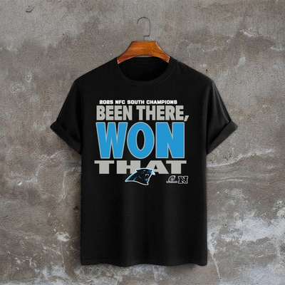 #ad Carolina Panthers 2025 NFC South Champions TShirt $23.99