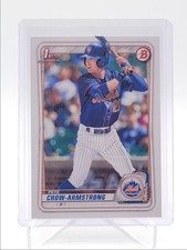 PETE CROW-ARMSTRONG 2020 BOWMAN DRAFT 1ST BASEBALL NEW YORK METS Q5547
