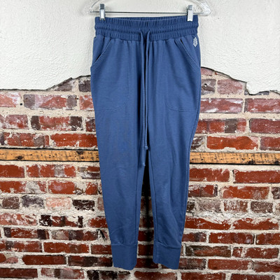 Free People Movement Pants Size Small Blue Sunny Skinny Terry Sweatpant Joggers