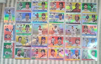 LARGE 2026 TOPPS Chrome Platinum Refractor Lot (28)! Prizms, Refractors,...