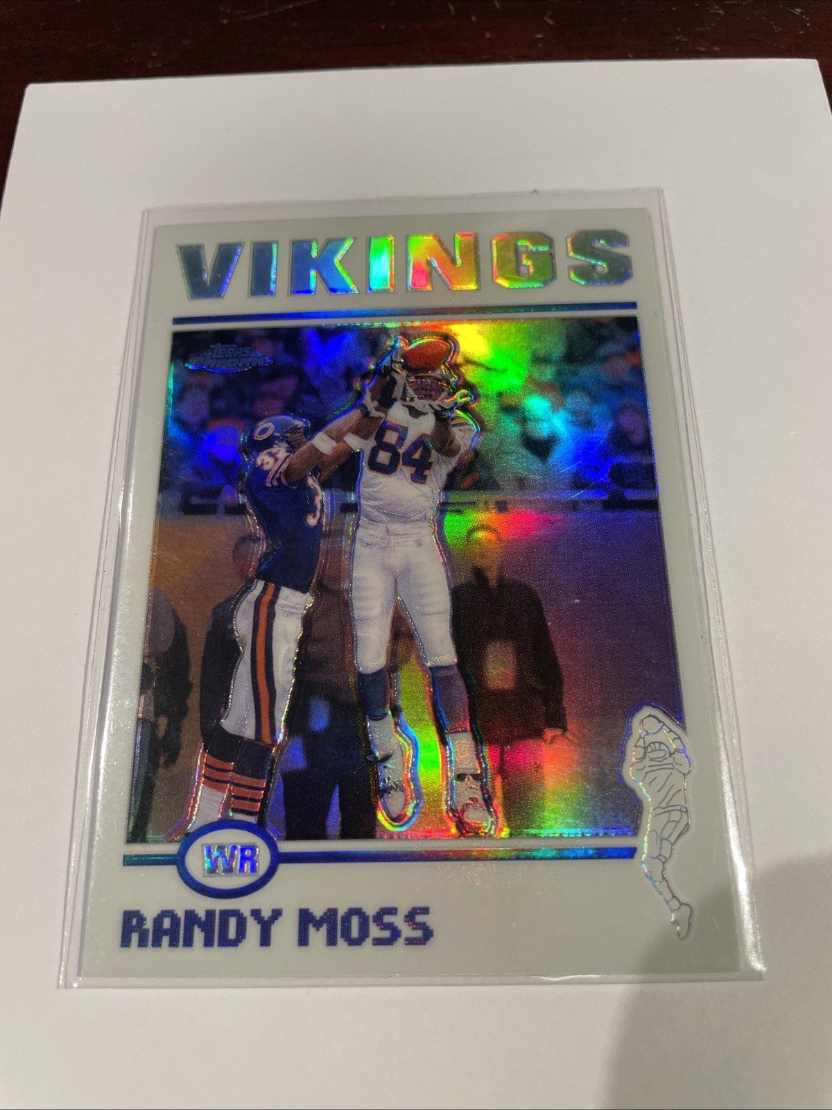 2004 TOPPS CHROME REFRACTOR #65 RANDY MOSS HOF