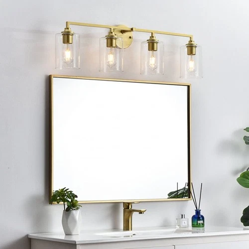 Elegant Lighting LD7315W33 Mayson 4 Light 10" Tall Bathroom - Chrome - Picture 2 of 12