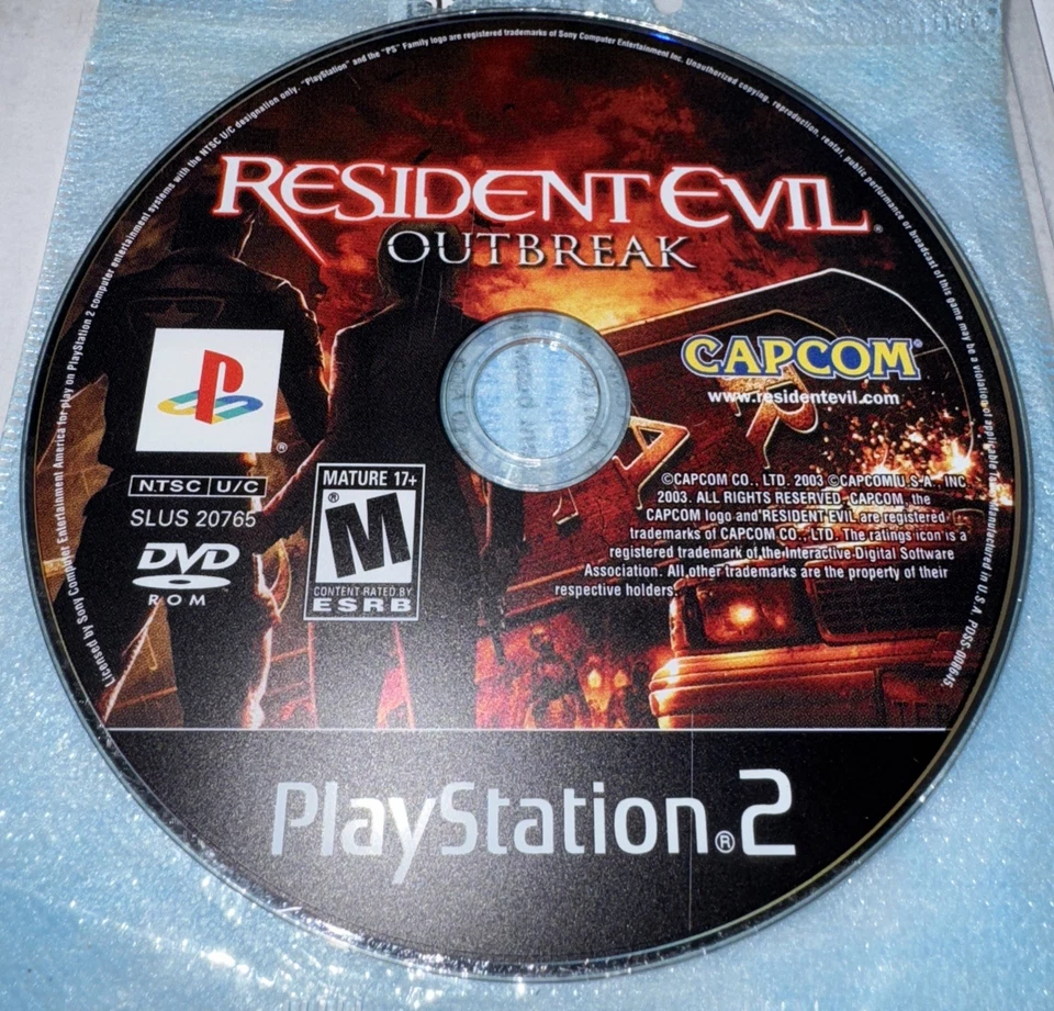 Resident Evil Outbreak The Essentials Sony PS2 CIB w/ Manual & Reg. Card Read - Image 3 of 4