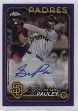 2024 Topps Chrome Update Purple Refractor /250 Graham Pauley #AC-GRP Auto 12kh