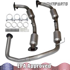 Exhaust Manifold Catalytic Converters Fit 2007-2020 Toyota Tundra 5.7L Flex Pipe