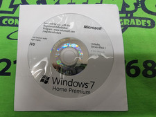 Microsoft Windows 7 Home Premium w/SP1 64 Bit DVD Refurbished with key